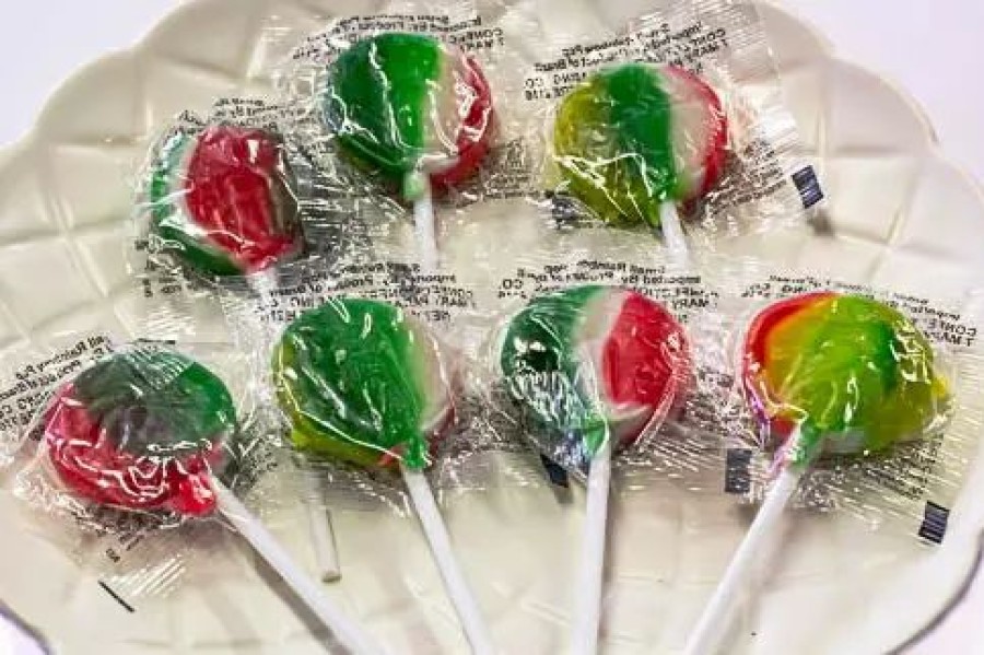 Lollies & Chocolate * | Ctc Lollipops Rainbow Mini 200Pieces Gluten Free Lollies