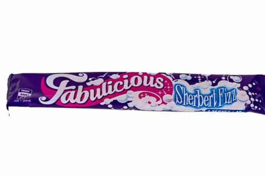 Lollies & Chocolate * | Sunshine Confectionery Outlet Fabulicious Sherbet Fizz 40G Jelly Lollies & Gummy Lollies