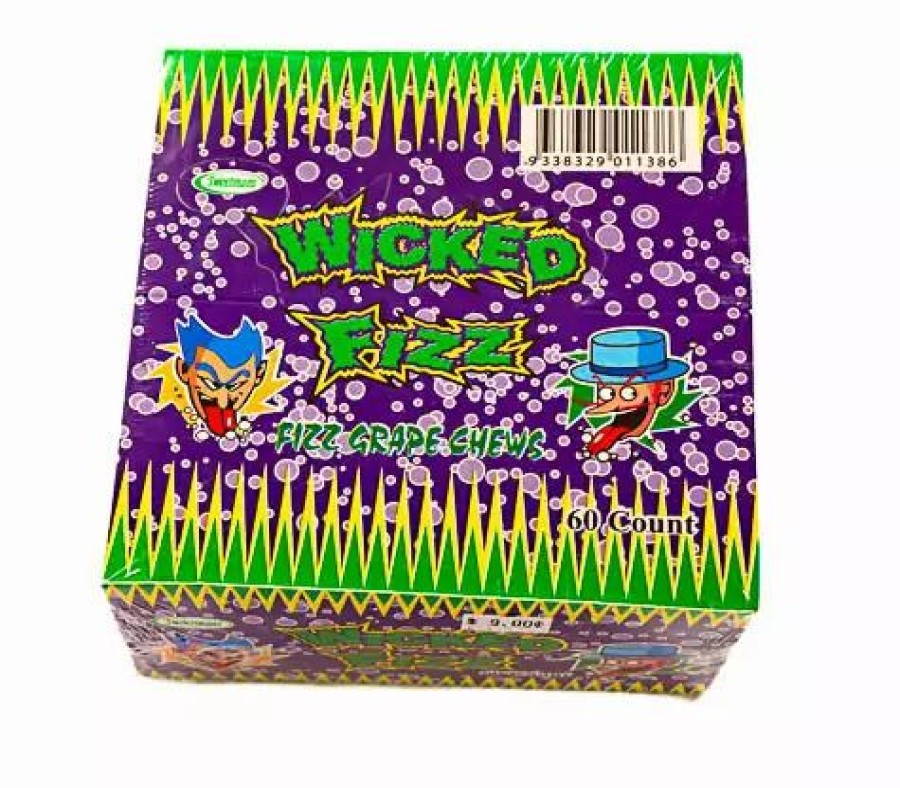 Lollies & Chocolate * | Sweetmans Wicked Fizz Grape Box