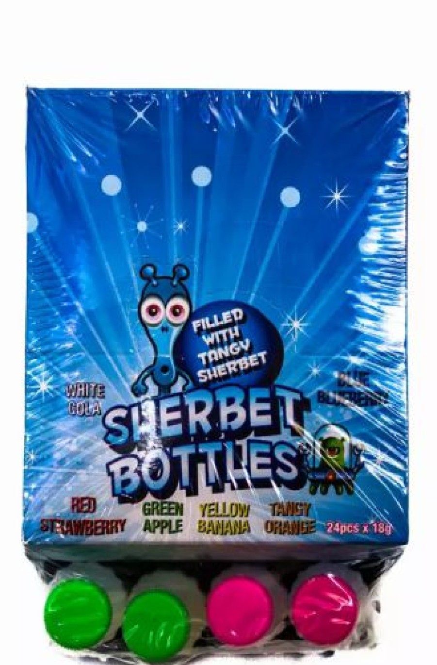 Lollies & Chocolate * | Universal Candy Sherbet Bottles Box Of 24