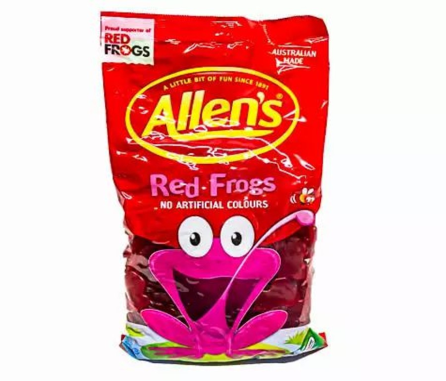 Lollies & Chocolate * | Allen'S Red Frogs 1.3Kg Bag Allens