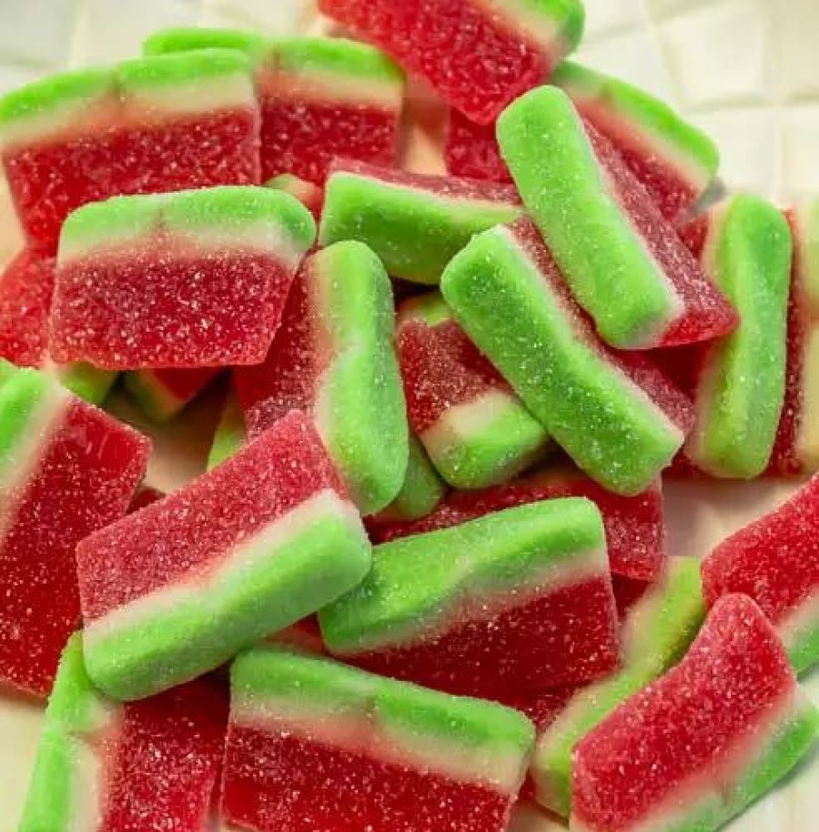 Lollies & Chocolate * | Vidal Gluten Free Lollies Watermelon Pieces Tub