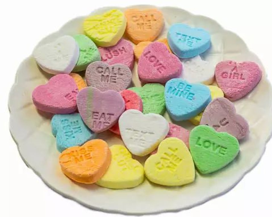 Lollies & Chocolate * | Pittsworth Confectionery Bulk Chocolate & Lollies Aussie Conversation Hearts 2Kg