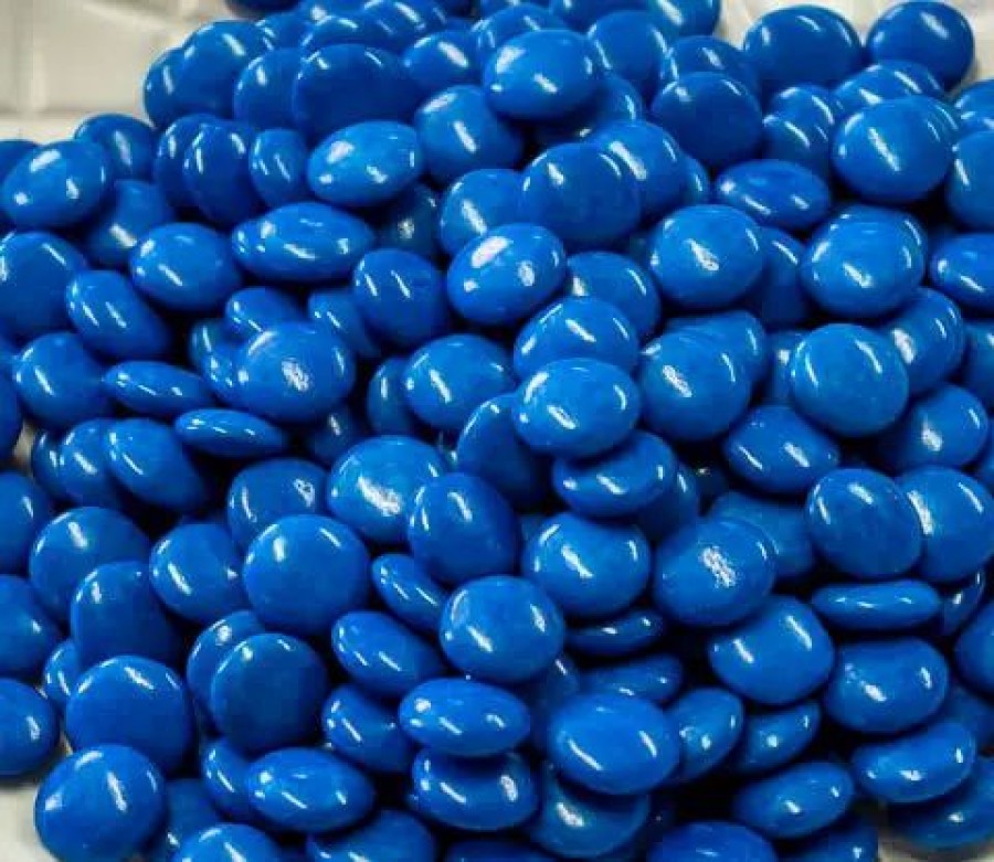 Lollies & Chocolate * | Confectionery House Bulk Chocolate & Lollies Blue Chocolate Drops 1Kg