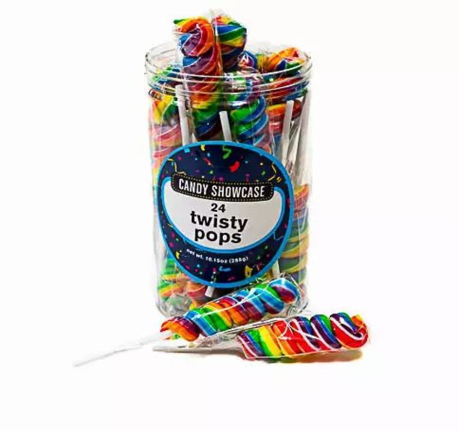 Lollies & Chocolate * | Lolliland Lollipops Twisty Pops Rainbow