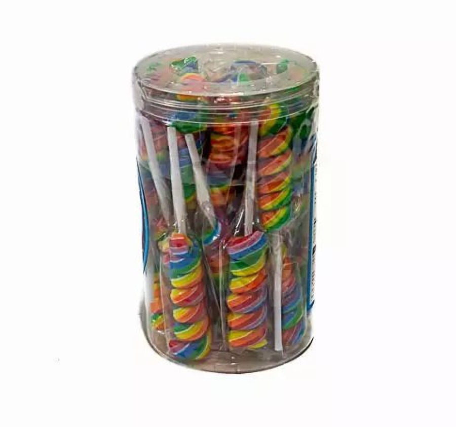 Lollies & Chocolate * | Lolliland Lollipops Twisty Pops Rainbow