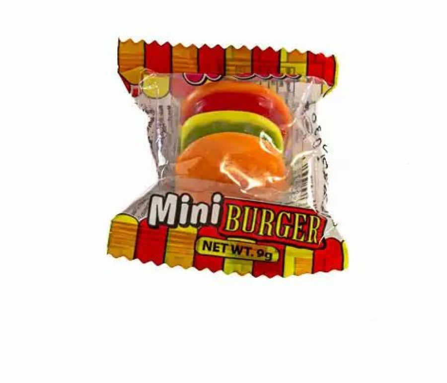 Lollies & Chocolate * | Trolli Mini Hamburgers Singles Jelly Lollies & Gummy Lollies