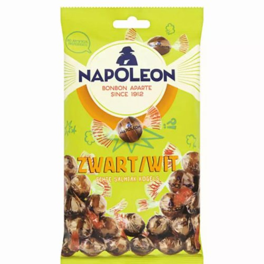 Lollies & Chocolate * | Dutch Echte Salmiak Kogels By Napoleon 225G