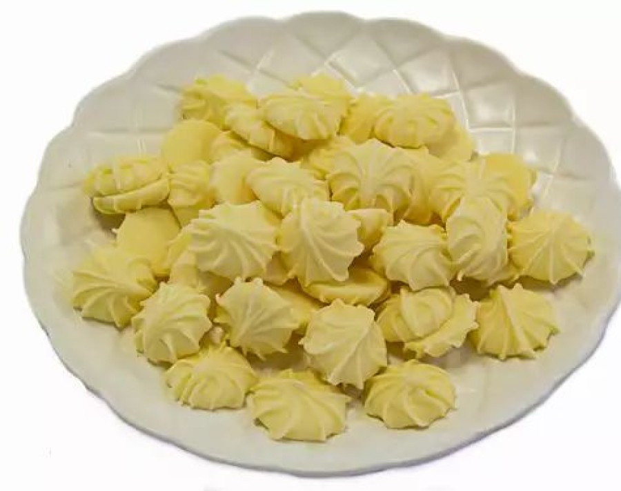 Lollies & Chocolate * | Custom Chocolates White Chocolate Buds Whirls 1Kg