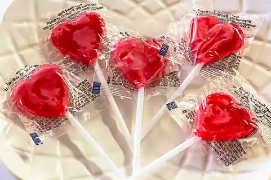 Lollies & Chocolate * | Ctc Lollipops Mini Hearts Pops