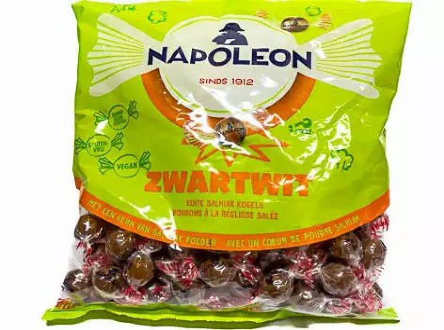 Lollies & Chocolate * | Dutch Echte Salmiak Kogels By Napoleon 1Kg Dutch Licorice