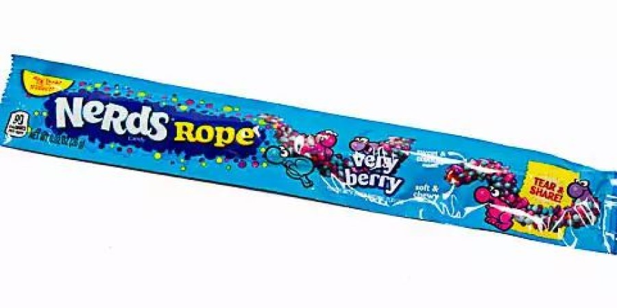 Lollies & Chocolate * | Wonka Novelty Confectionery Nerds Rope Very Berry Usa