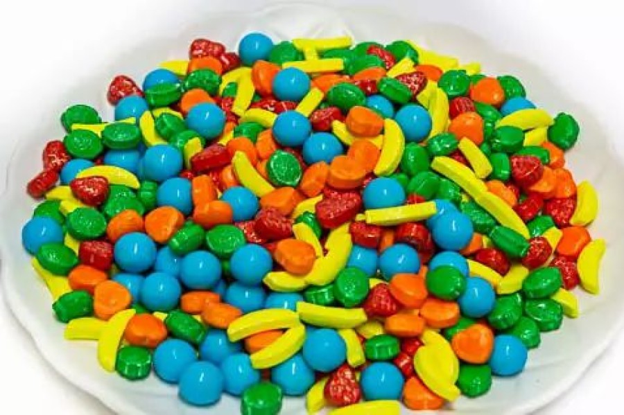 Lollies & Chocolate * | Zed Mini Candy Fruits 2Kg