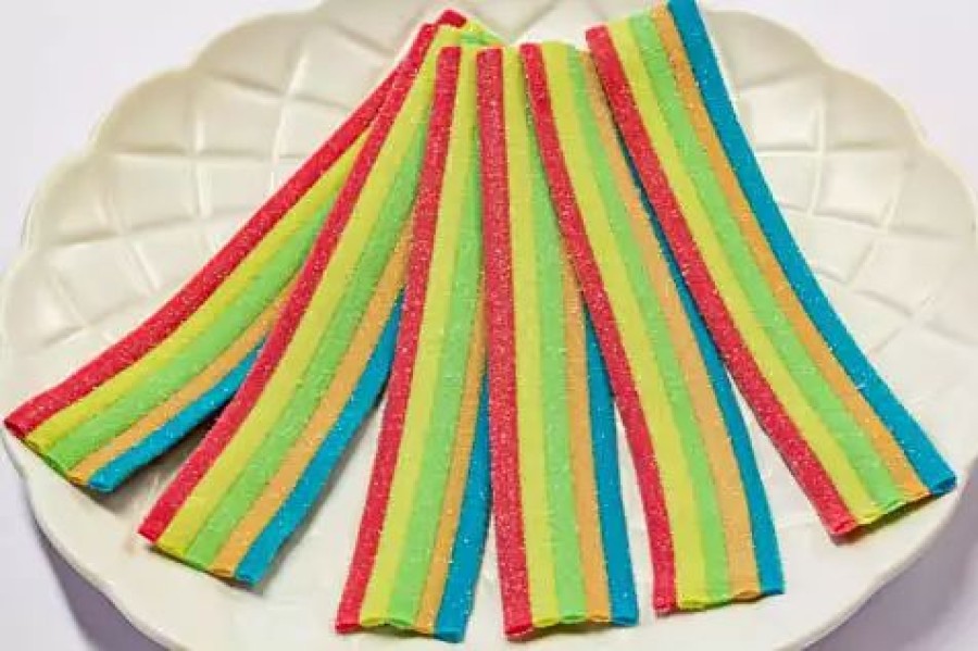 Lollies & Chocolate * | Tnt Sour Mini Multicoloured Straps 60 Piece