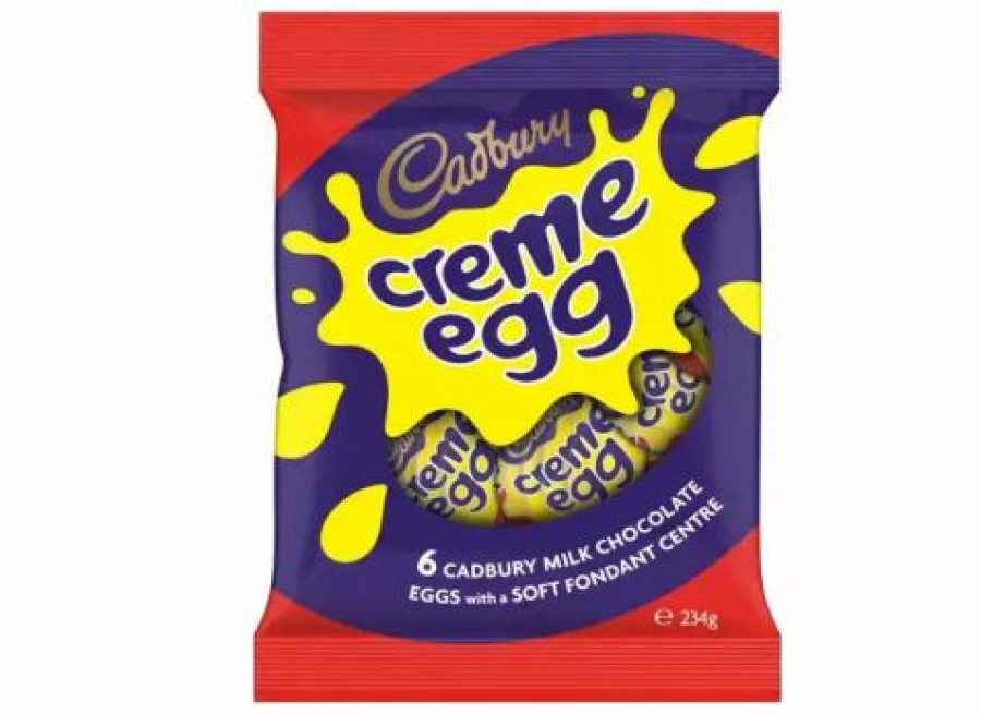 Seasonal Treats * | Sunshine Confectionery Outlet Chocolates Milk, Dark & White Easter Egg Cadbury Creme Egg Bag 234G