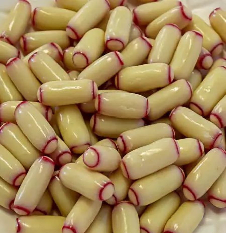 Lollies & Chocolate * | Fyna Confectionery Licorice / Aniseed White Chocolate Raspberry Bullets