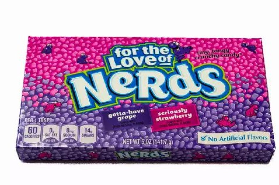 Lollies & Chocolate * | Wonka Nerds Grape & Strawberry 141G Candy, Lollies & Confectionery