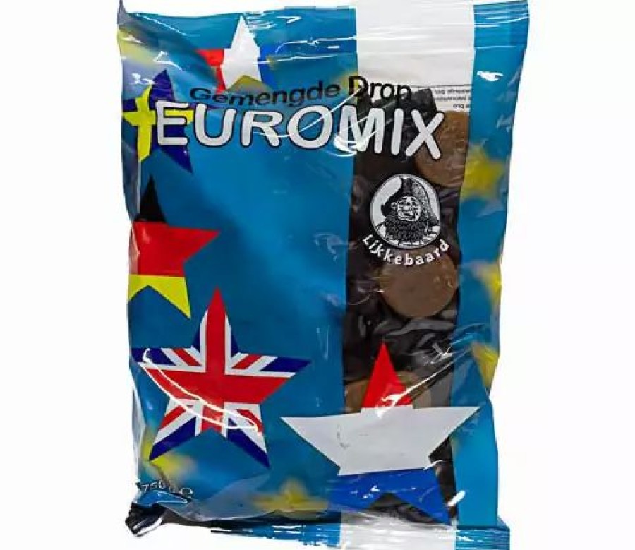 Lollies & Chocolate * | Kraepelien And Holm Dutch Euro Mix 750G (Gemengde Drop) Dutch Licorice