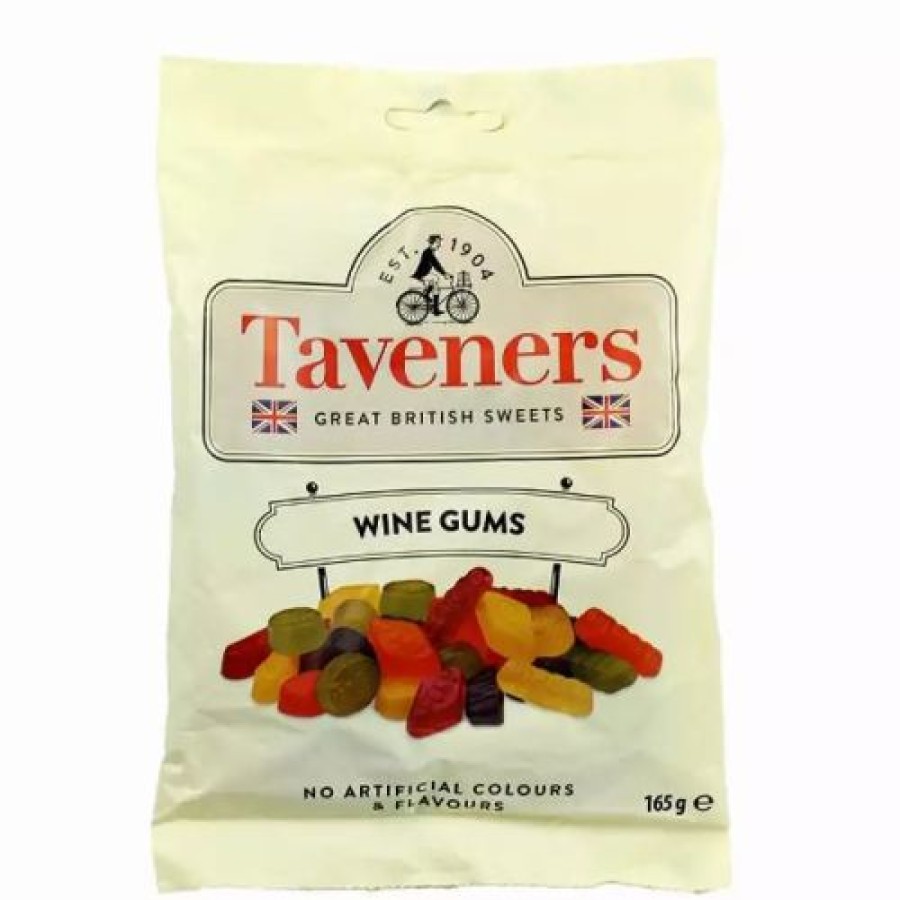 Lollies & Chocolate * | Kingsway Uk Jelly Lollies & Gummy Lollies Wine Gums 165G Taveners