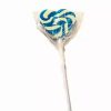 Lollies & Chocolate * | Lolliland Lollipops Blue N White Mini Heart Lollipop 24Pc