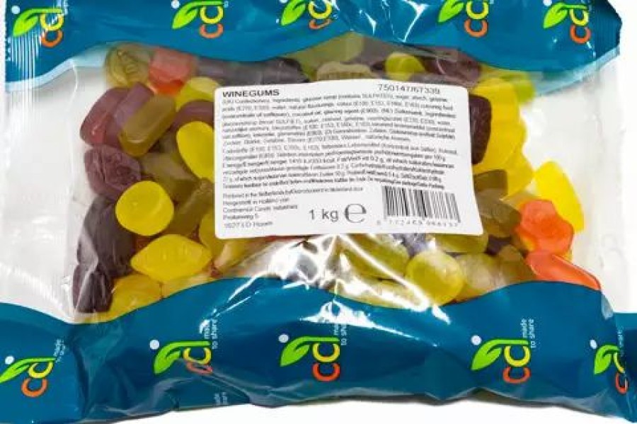 Lollies & Chocolate * | Cci Wine Gums 1Kg English Jelly Lollies & Gummy Lollies