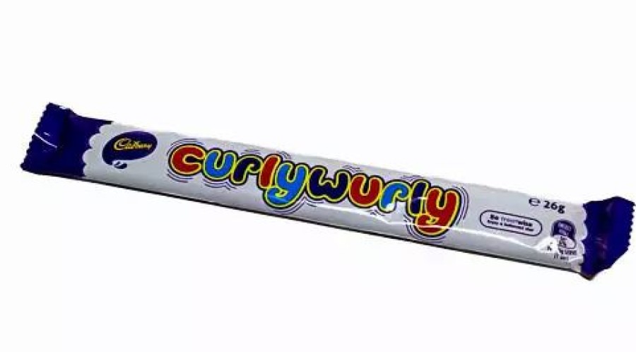 Lollies & Chocolate * | Cadbury Curly Wurly Box Bulk Chocolate & Lollies