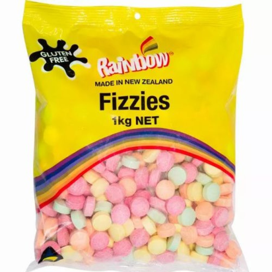 Lollies & Chocolate * | Rainbow Confectionery Fizzies 1Kg Candy, Lollies & Confectionery