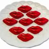 Lollies & Chocolate * | Chocolate Gems Kisses Milk Chocolate Lips In Red Foil 5Kg Chocolates Milk, Dark & White