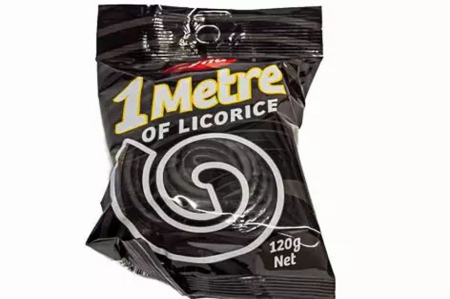 Lollies & Chocolate * | Fyna Confectionery Metre Licorice Licorice / Aniseed