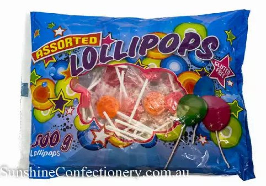 Lollies & Chocolate * | Abf Lollipops Assorted Coloured Lollipops