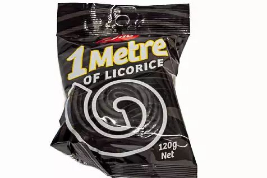 Lollies & Chocolate * | Fyna Confectionery Metre Licorice Box Of 8