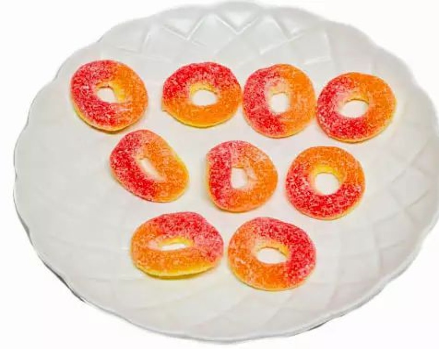 Lollies & Chocolate * | Sour Peach Rings 1.5Kg Trolli