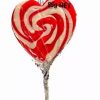 Lollies & Chocolate * | Lolliland Lollipops Lollipop Swirly Heart Red 85G