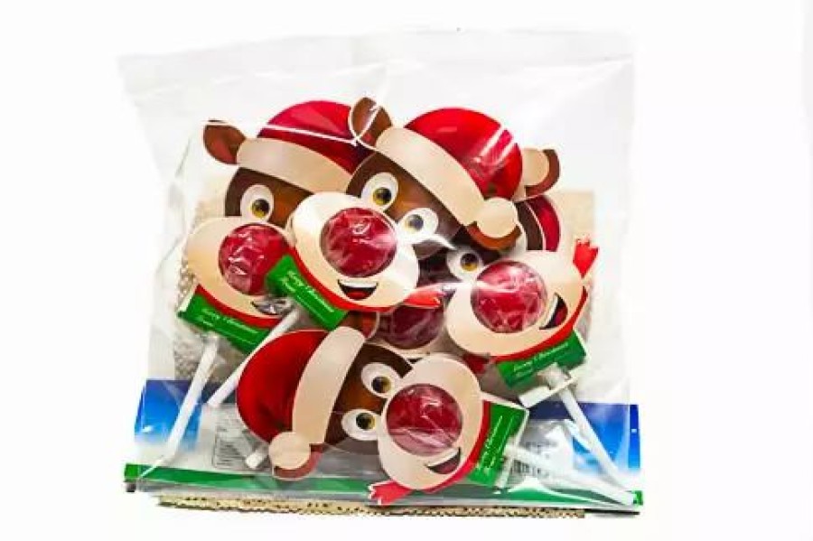 Lollies & Chocolate * | Lolliland Christmas Lollipops Gift Tags 50G