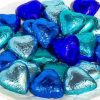 Seasonal Treats * | Paul'S Confectionery Hearts Milk Chocolate Hearts In Mixed Blue Foils 1Kg