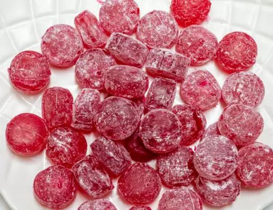 Lollies & Chocolate * | Australian Sweet Company Raspberry Drops 90G