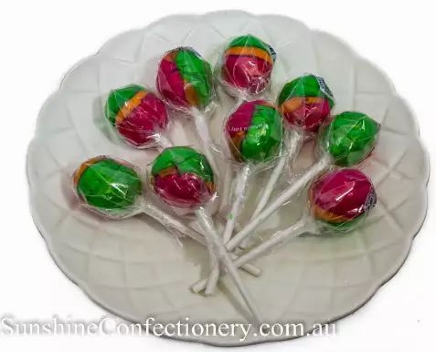 Lollies & Chocolate * | Johnsons Confectionery Rosy Apple Lollipops 100 Pc Old Aussie Favourites & Classic Retro Lollies