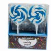 Lollies & Chocolate * | Lolliland Lollipops Swirl Flat Pops Blue