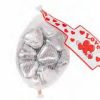 Seasonal Treats * | Lolliland Hearts Milk Chocolate 77G Bag Silver Foil Hearts Wedding Lollies & Chocolates