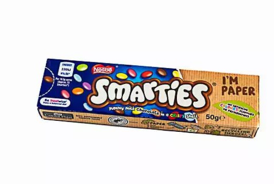 Lollies & Chocolate * | Chocolates Milk, Dark & White Smarties 50G By Allens Nestle