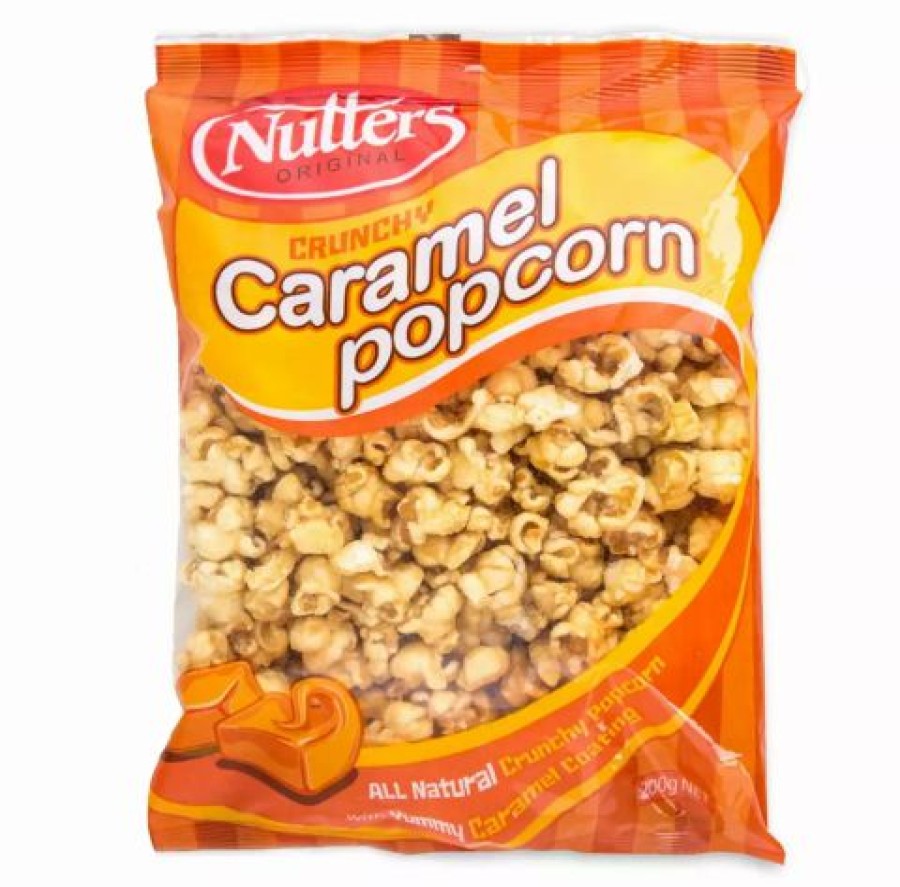 Lollies & Chocolate * | Sunshine Confectionery Novelty Confectionery Nutters Popcorn Crunchy Caramel 200G