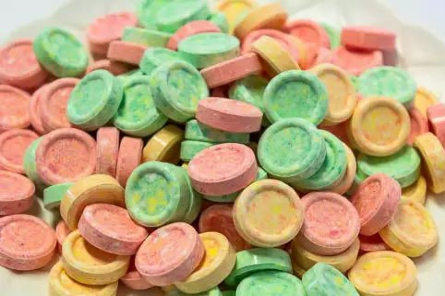 Lollies & Chocolate * | Dollar Sweets Candy, Lollies & Confectionery Fruity Tingle Discs 1Kg