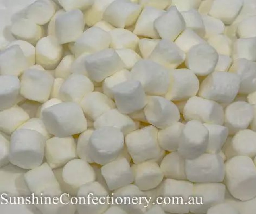 Lollies & Chocolate * | Prydes Confectionery White Mini Marshmallows