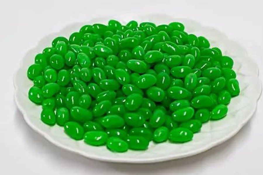 Lollies & Chocolate * | Sunshine Confectionery Jelly Beans Mini Green 1Kg