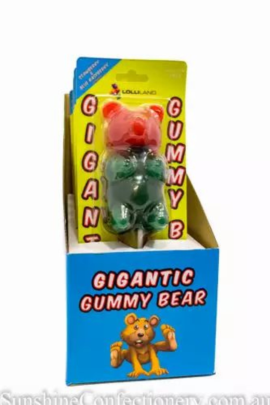 Lollies & Chocolate * | Lolliland Giant Gummy Bear On A Stick