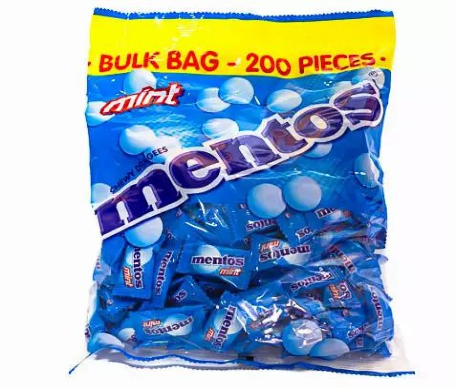 Lollies & Chocolate * | Sunshine Confectionery Mints & Mint-Flavoured Lollies Mentos Mint 200 Pieces