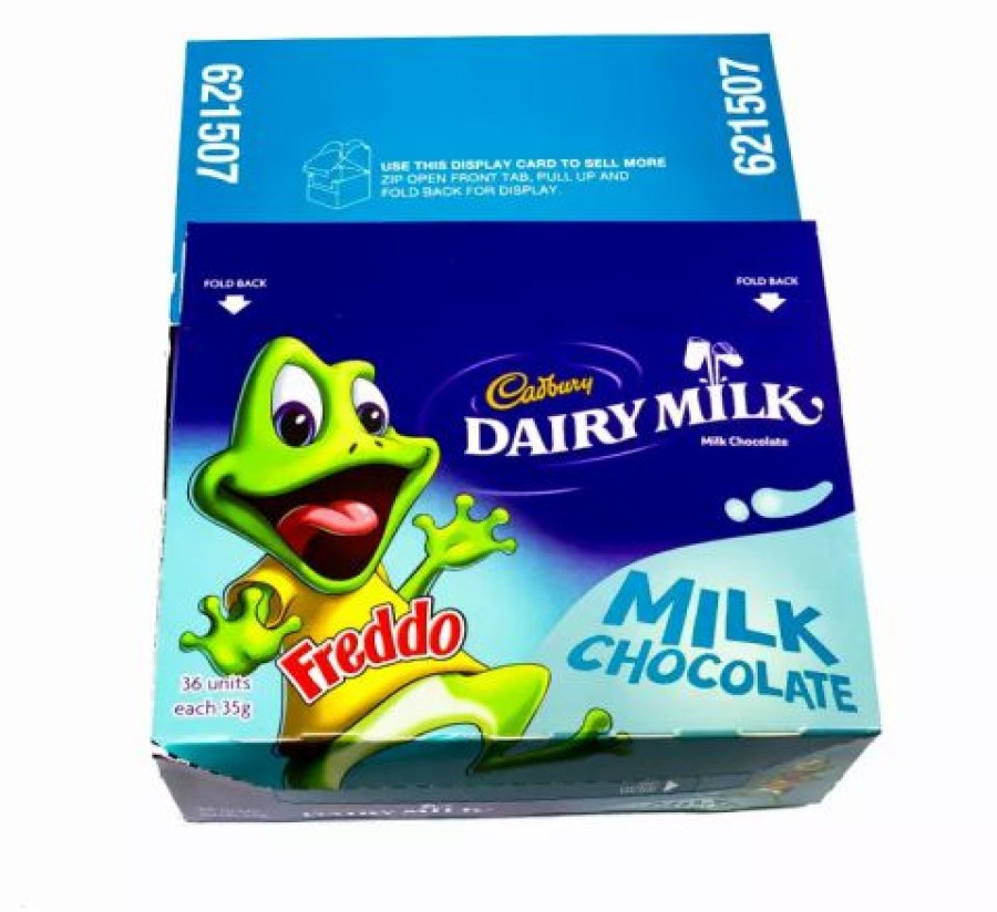 Lollies & Chocolate * | Cadbury Chocolates Milk, Dark & White Freddo Frog Milk Chocolate Giant