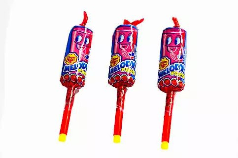 Lollies & Chocolate * | Sunshine Confectionery Melody Whistle Lollipop Lollipops