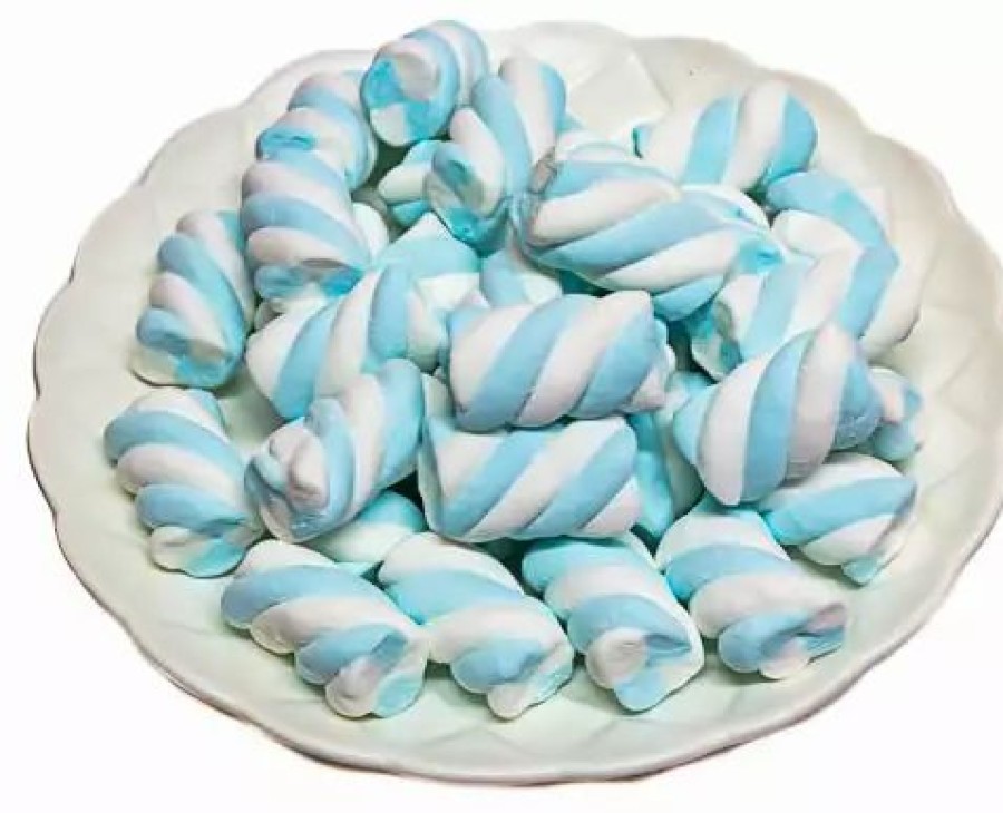 Lollies & Chocolate * | Lolliland Gluten Free Lollies Blue Marshmallow Twists 400G