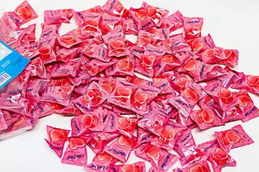 Lollies & Chocolate * | Candy Brokers Candy, Lollies & Confectionery Hartbeat (Heartbeat) Jumbo Candies Tutti Frutti Bag